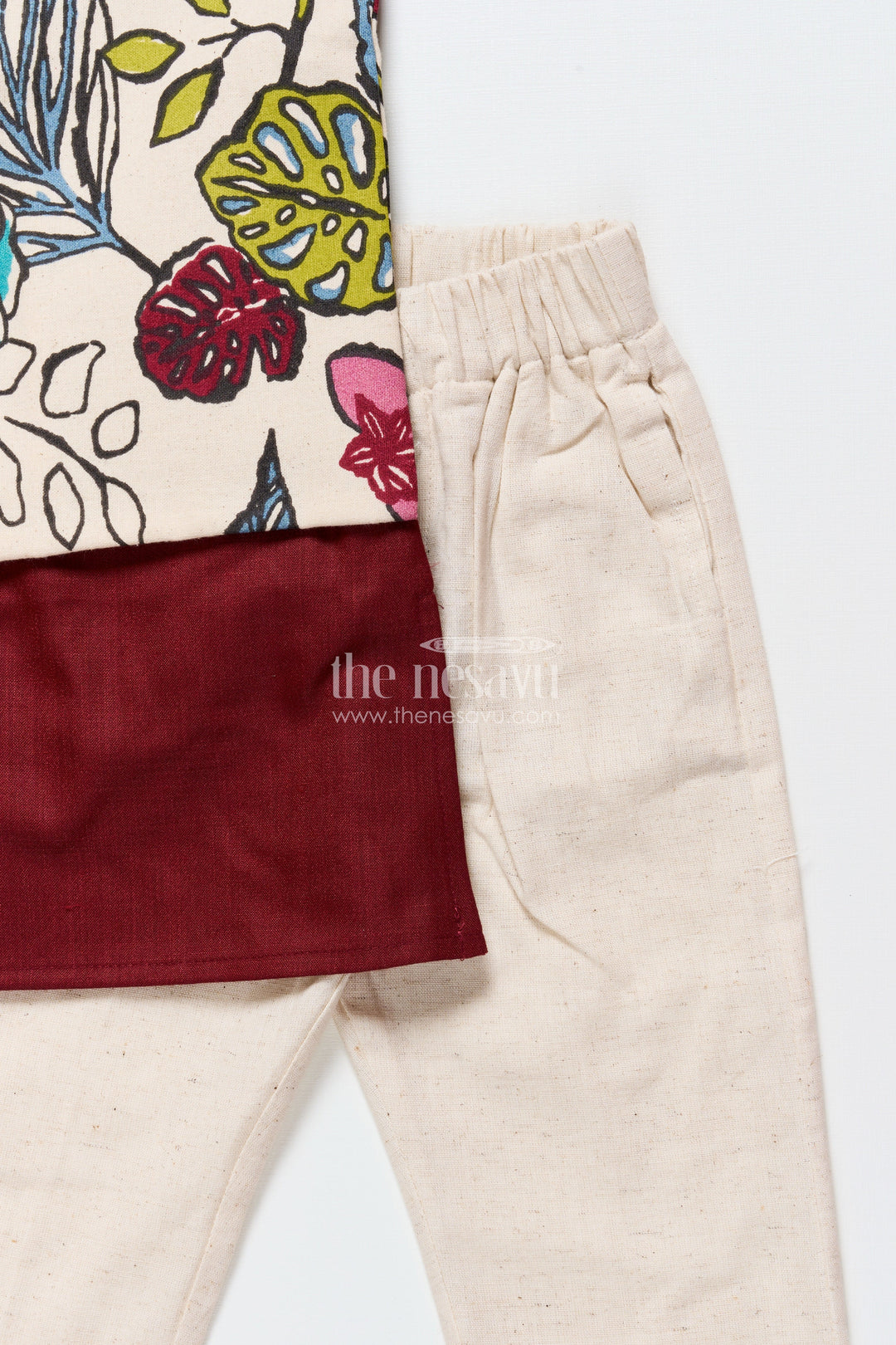 The Nesavu Boys Jacket Sets Toddler Boys Festive Jacket Set for Weddings and Family Events Nesavu Nesavu toddler boys ethnic jacket set weddings traditional events family celebrations