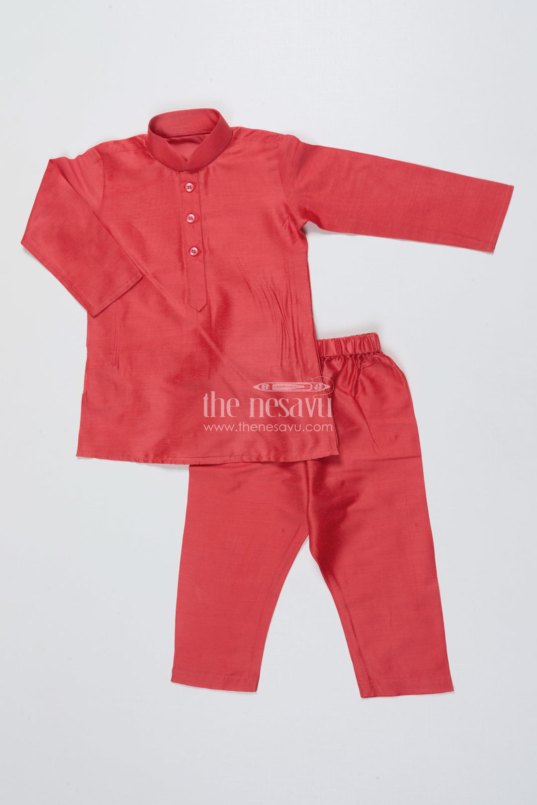 The Nesavu Boys Jacket Sets Toddler Boys Jacket Set with Printed Festive Waistcoat Nesavu Nesavu toddler boys jacket set digital print festive waistcoat ethnic occasions