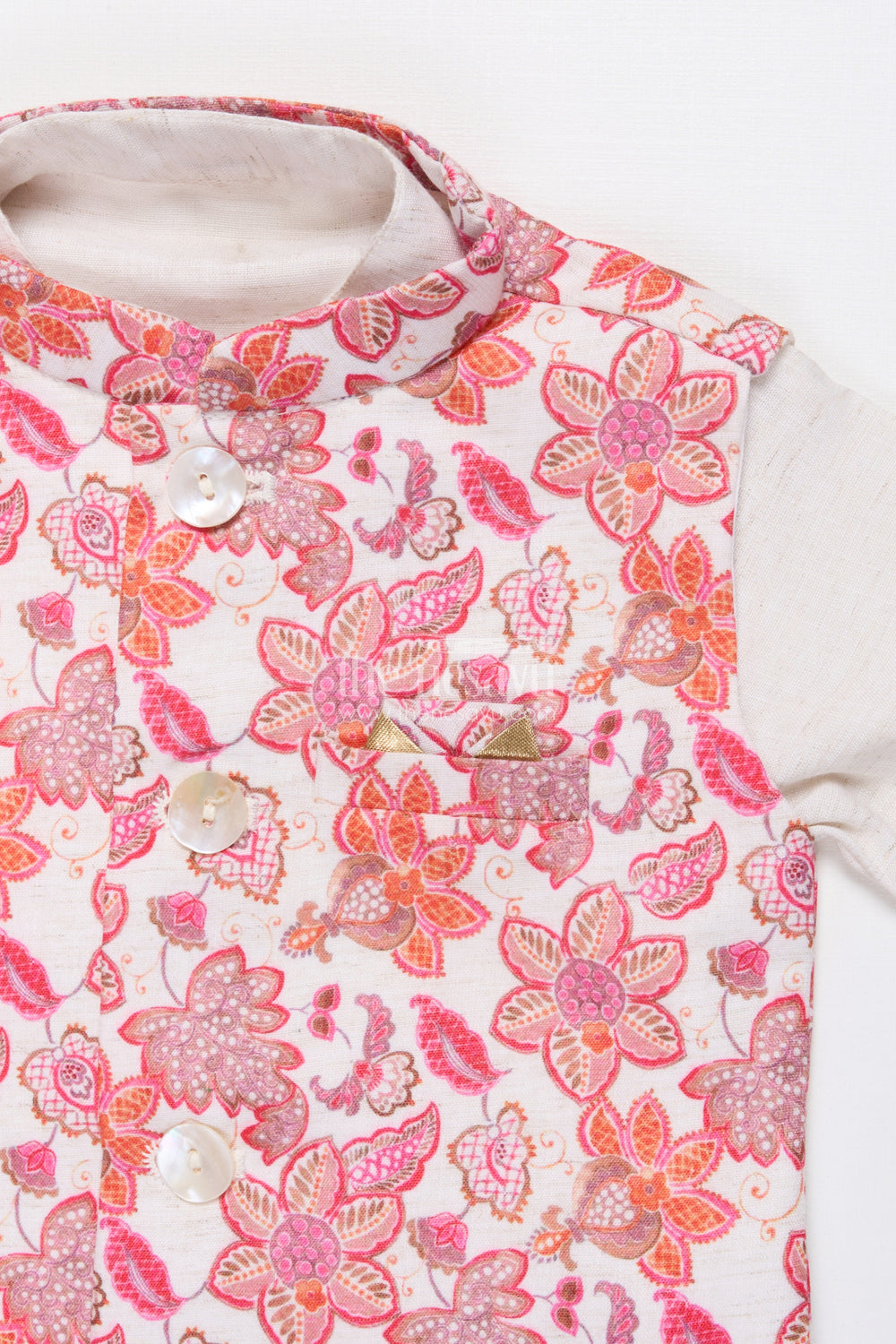 The Nesavu Boys Jacket Sets Toddler Boys Kurta Jacket Set for Festive and Wedding Wear Nesavu Nesavu boys kurta jacket set toddlers embroidered waistcoat perfect festive functions