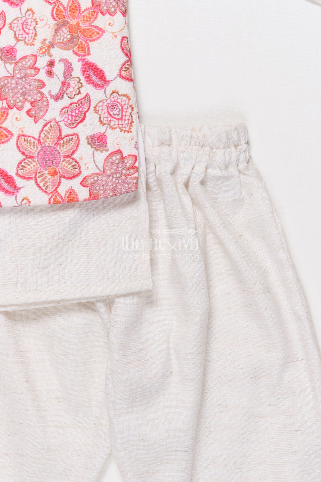 The Nesavu Boys Jacket Sets Toddler Boys Kurta Jacket Set for Festive and Wedding Wear Nesavu Nesavu boys kurta jacket set toddlers embroidered waistcoat perfect festive functions