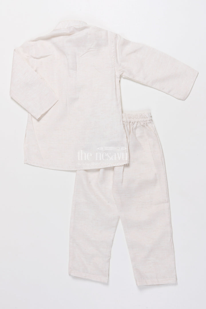 The Nesavu Boys Jacket Sets Toddler Boys Kurta Jacket Set for Festive and Wedding Wear Nesavu Nesavu boys kurta jacket set toddlers embroidered waistcoat perfect festive functions