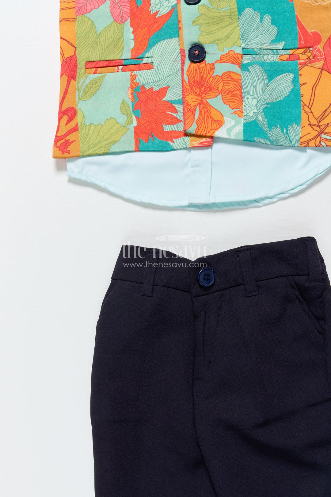 The Nesavu Boys Jacket Sets Toddler Boys Printed Jacket Set for Playful Festive Dressing Nesavu Nesavu toddler boys printed jacket set festive fun birthday parties casual celebrations