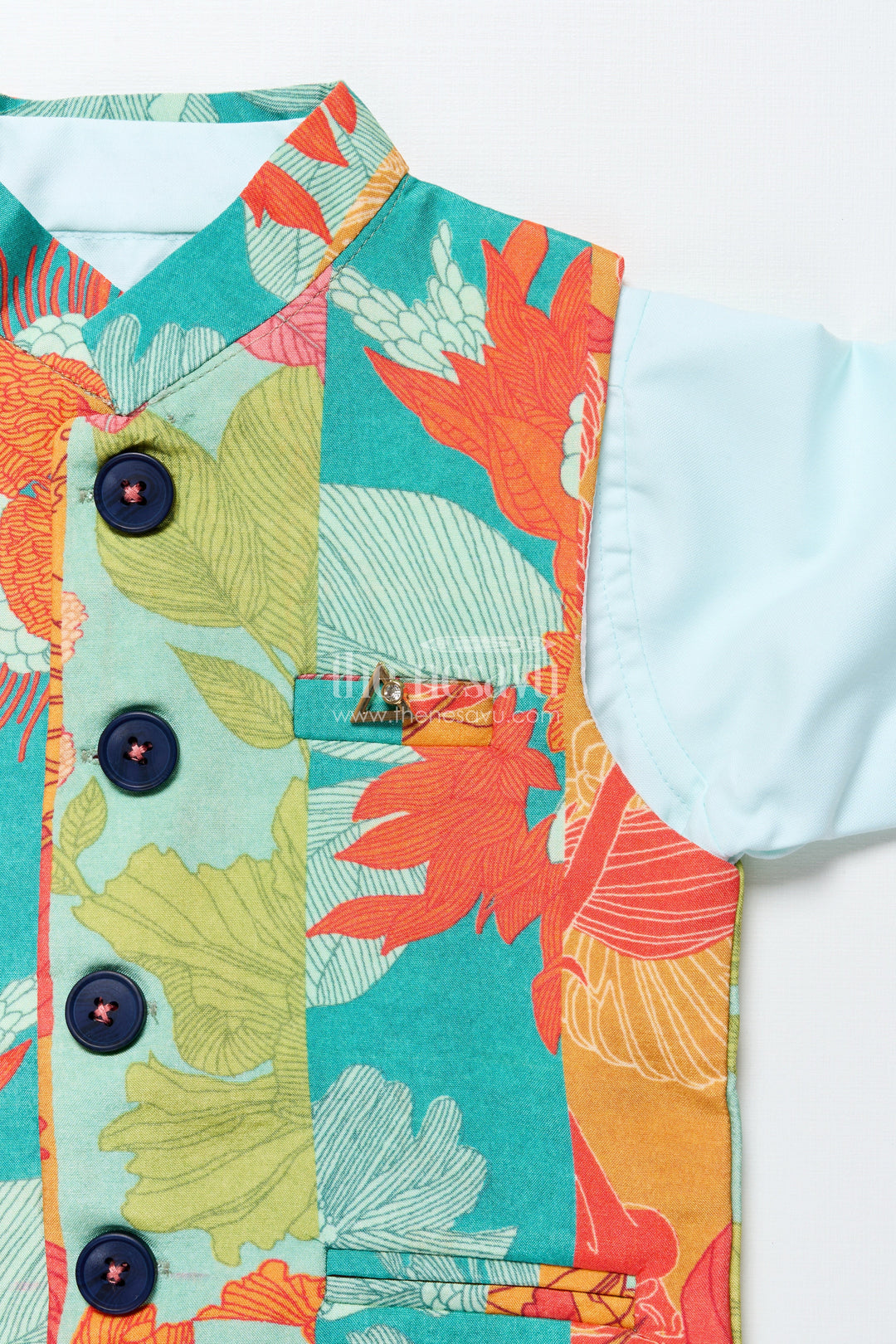 The Nesavu Boys Jacket Sets Toddler Boys Printed Jacket Set for Playful Festive Dressing Nesavu Nesavu toddler boys printed jacket set festive fun birthday parties casual celebrations