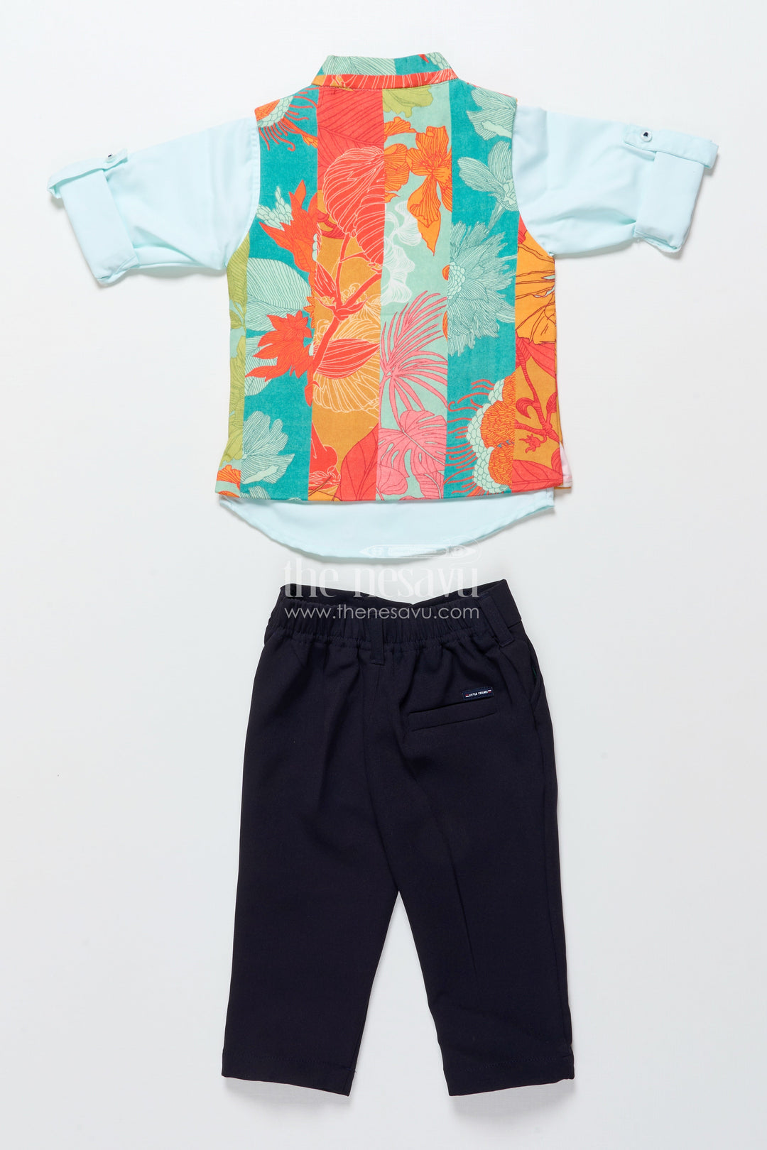 The Nesavu Boys Jacket Sets Toddler Boys Printed Jacket Set for Playful Festive Dressing Nesavu Nesavu toddler boys printed jacket set festive fun birthday parties casual celebrations