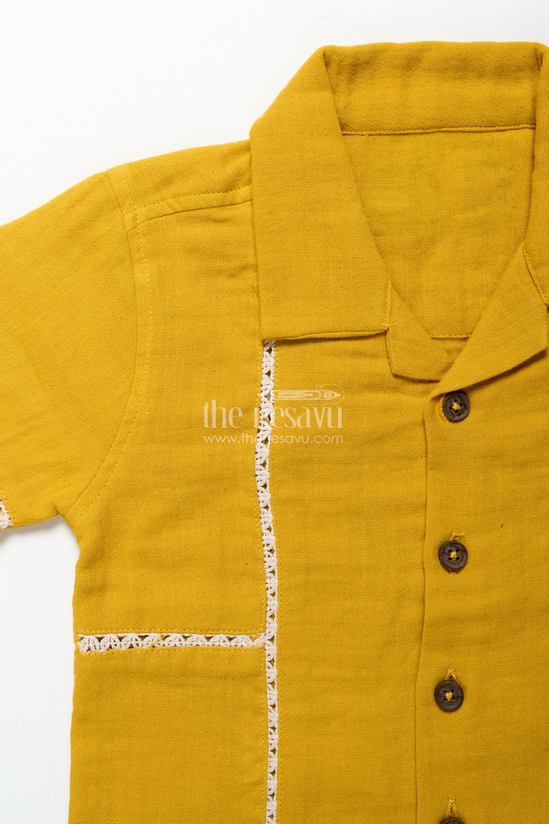 The Nesavu Boys Casual Set Toddler Boys Soft Muslin Set for Playdates and Daily Wear Nesavu Nesavu toddler boys muslin cotton set everyday use playdates warm weather comfort