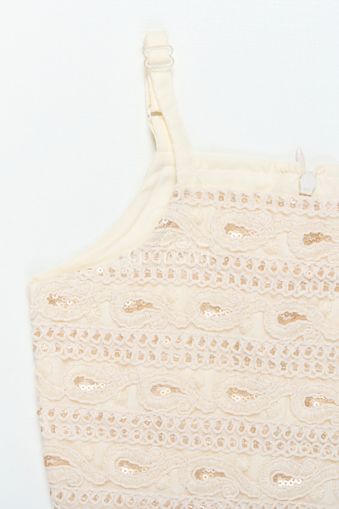 The Nesavu Girls Co-Ord Sets Toddler Girls Co-Ord Set with Thread Embroidery for Festive Occasions Nesavu Nesavu toddler girls co-ord set thread embroidery ethnic day celebrations