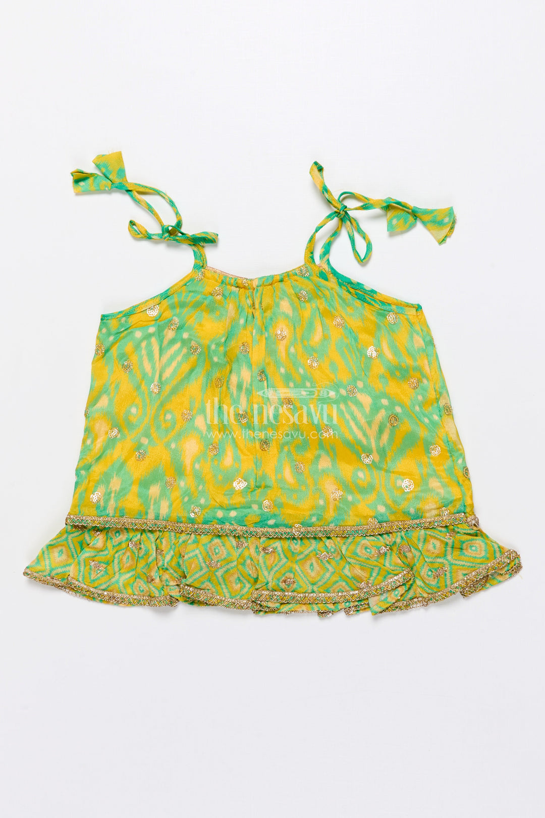 The Nesavu Girls Lehenga Choli Toddler Girls Lehenga Choli Set for Weddings and Festive Events Nesavu Nesavu toddler girls lehenga choli festive functions weddings digital print