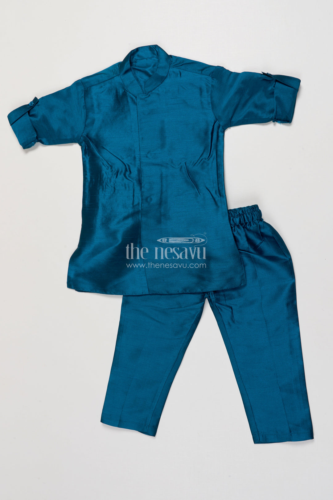 The Nesavu Boys Jacket Sets Traditional Boys Jacket Kurta Set for Festivals and Events Nesavu Nesavu boys traditional jacket kurta set embroidery weddings ethnic wear