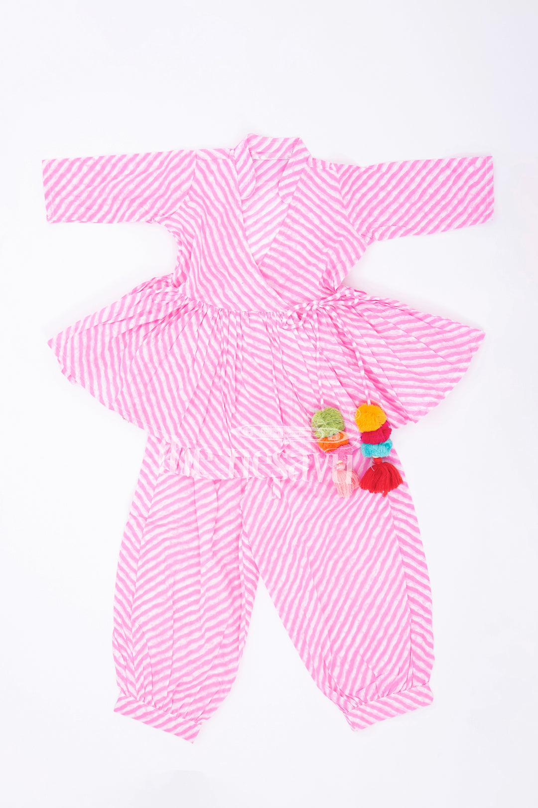 The Nesavu Girls Sharara / Plazo Set Trendy Pure Cotton Co-Ord Set for Girls with Vibrant Jaipur Hand Block Print Nesavu