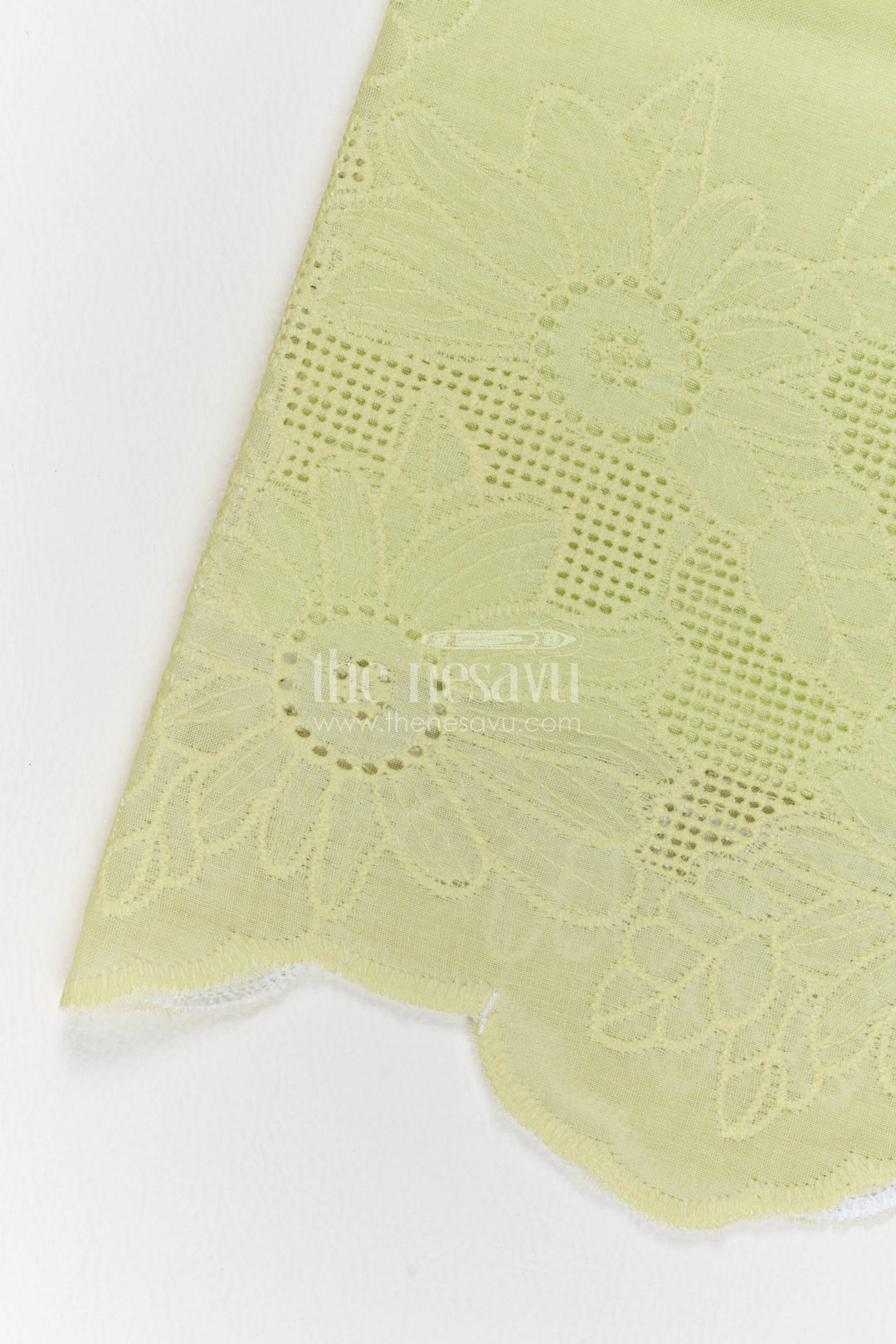 The Nesavu Girls Co-Ord Sets Two Piece Co Ord Set for Girls in Yellow with an Occasion Ready Finish Nesavu Nesavu Two Piece Co Ord Set For Girls With Smart Tailoring